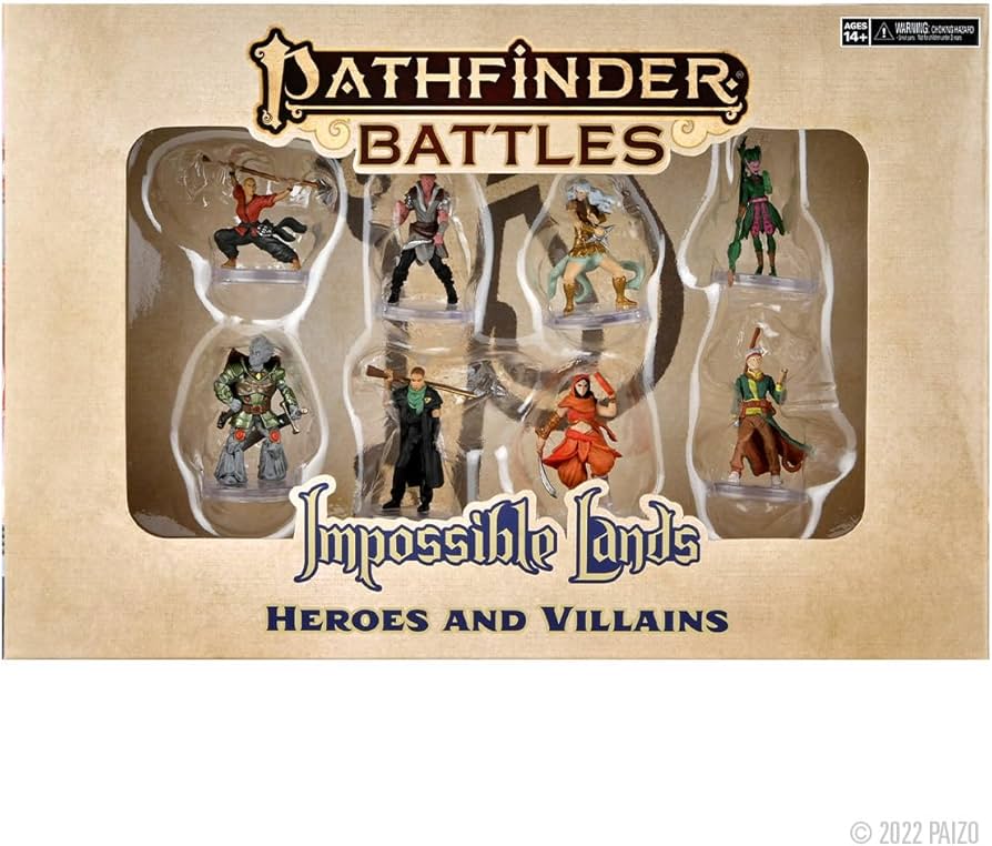 Pathfinder Battles: Impossible Lands Heroes and Villians