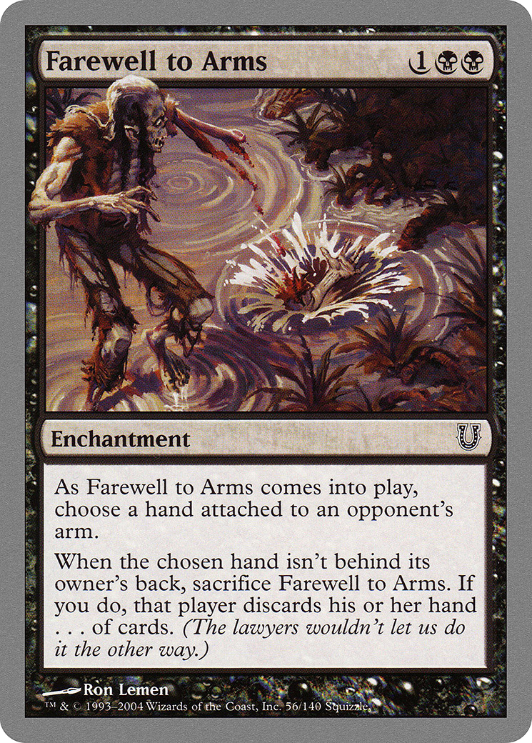 Farewell to Arms [UNH - 56]