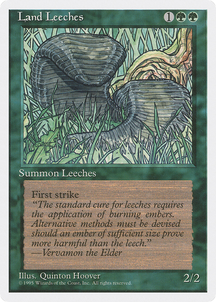 Land Leeches [4ED - N/A]