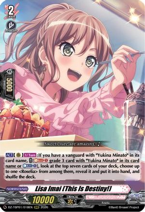 Lisa Imai [This Is Destiny!] (DZ-TBP01/018EN) - DZ-TBP01: BanG Dream! Girls Band Party!
