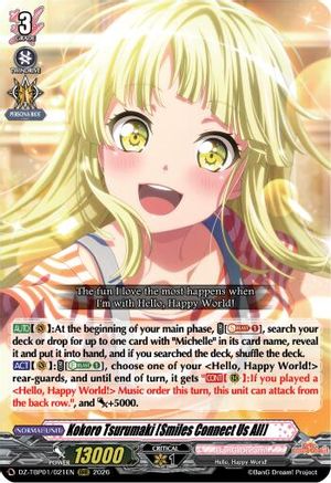 Kokoro Tsurumaki [Smiles Connect Us All] (DZ-TBP01/021EN) - DZ-TBP01: BanG Dream! Girls Band Party!