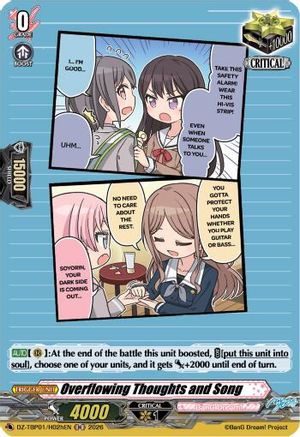 Overflowing Thoughts and Song (H) (H) (DZ-TBP01/H02hEN) - DZ-TBP01: BanG Dream! Girls Band Party!