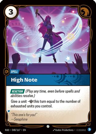 High Note (048/167) - Radiance