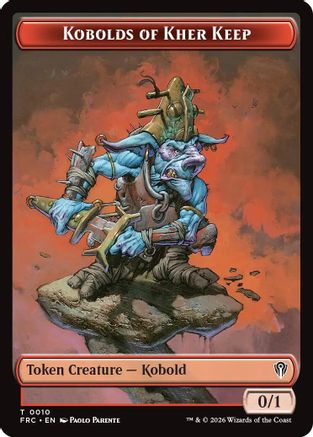 Kobolds of Kher Keep // Map Double-Sided Token (FRC-10 // 14) - Commander: Reality Fracture Foil