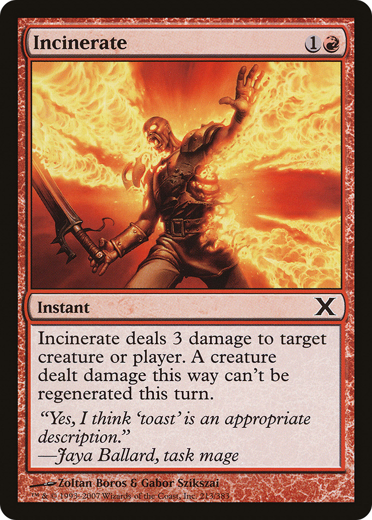 Incinerate [10E - 213]