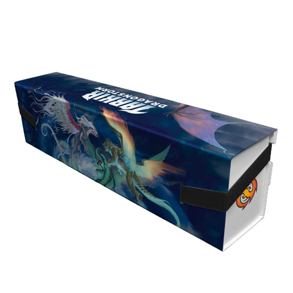 Box: 500+ Flat Pack Storage Box MTG- Tarkir Dragonstorm-Bundle Key Art