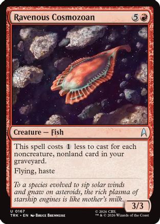 Ravenous Cosmozoan (TRK-167) - Star Trek Foil