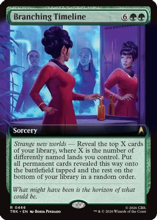 Branching Timeline (Extended Art) (TRK-466) - Star Trek