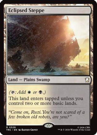 Eclipsed Steppe (Surge Foil) (TRC-526) - Commander: Star Trek Foil