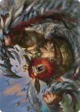 Borborygmos and Fblthp // Borborygmos and Fblthp (AMOM-042) - March of the Machine Art Series (Borderless) Foil
