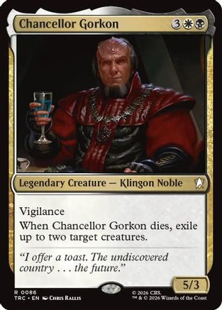 Chancellor Gorkon (TRC-086) - Commander: Star Trek