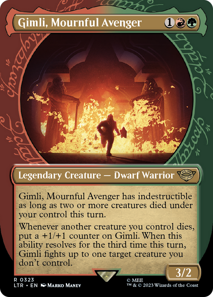 Gimli, Mournful Avenger (Showcase) [LTR - 323]