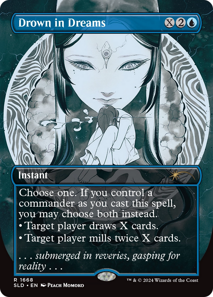 Drown in Dreams (SLD-1668) - Secret Lair Drop (Borderless)