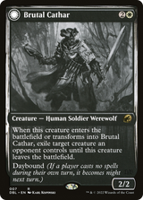 Brutal Cathar (DBL-007) - Innistrad: Double Feature: (Double Faced Transform)