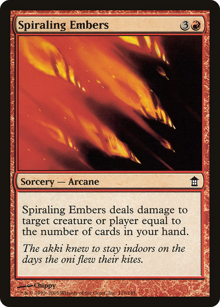 Spiraling Embers [SOK - 116]