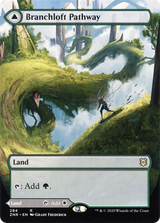 Branchloft Pathway (Borderless) (ZNR-284) - Zendikar Rising: (Showcase) Foil