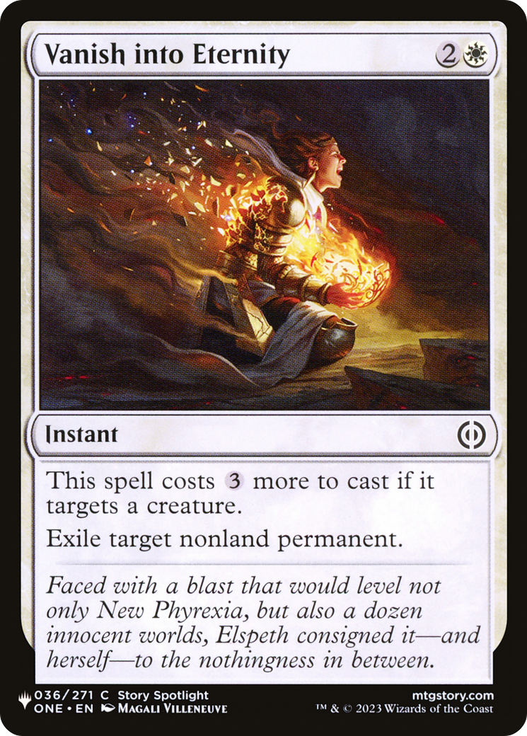 Vanish into Eternity (LIST-ONE-36) - The List