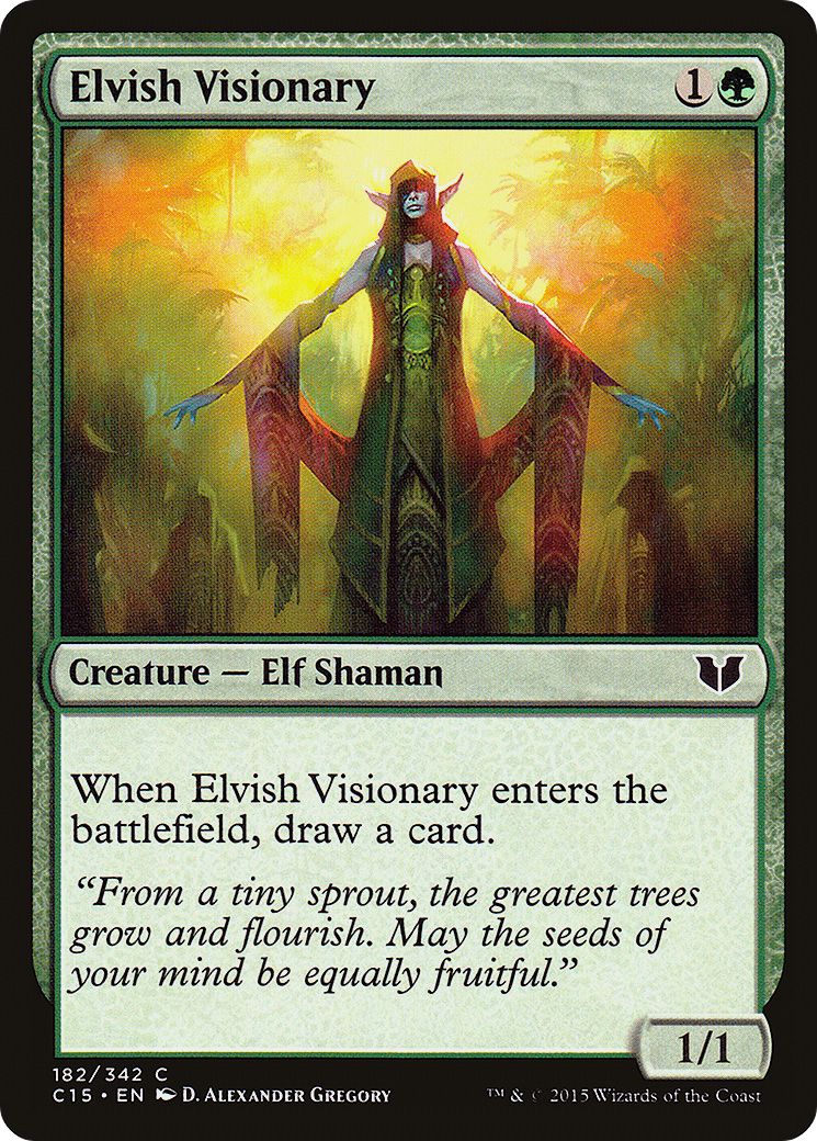 Elvish Visionary [C15 - 182]
