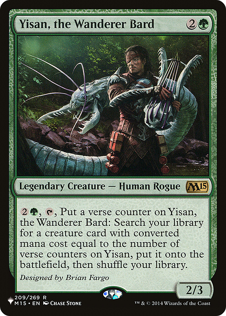 Yisan, the Wanderer Bard [LIST - 209/269]
