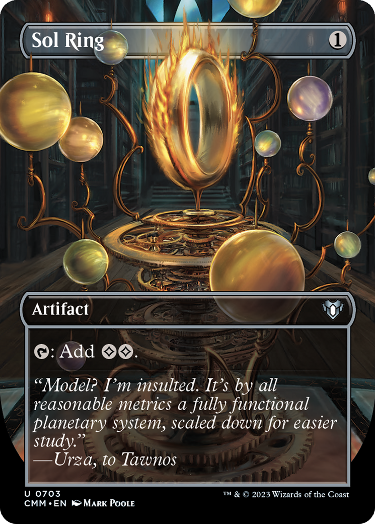 Sol Ring (Borderless) [CMM - 703]