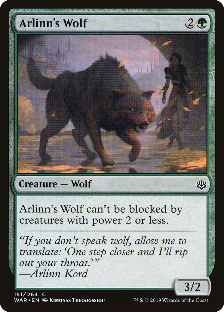 Arlinn's Wolf [WAR - 151]