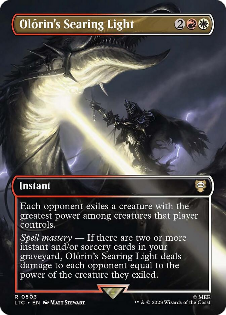 Olorin's Searing Light (Borderless) [LTC - 503]