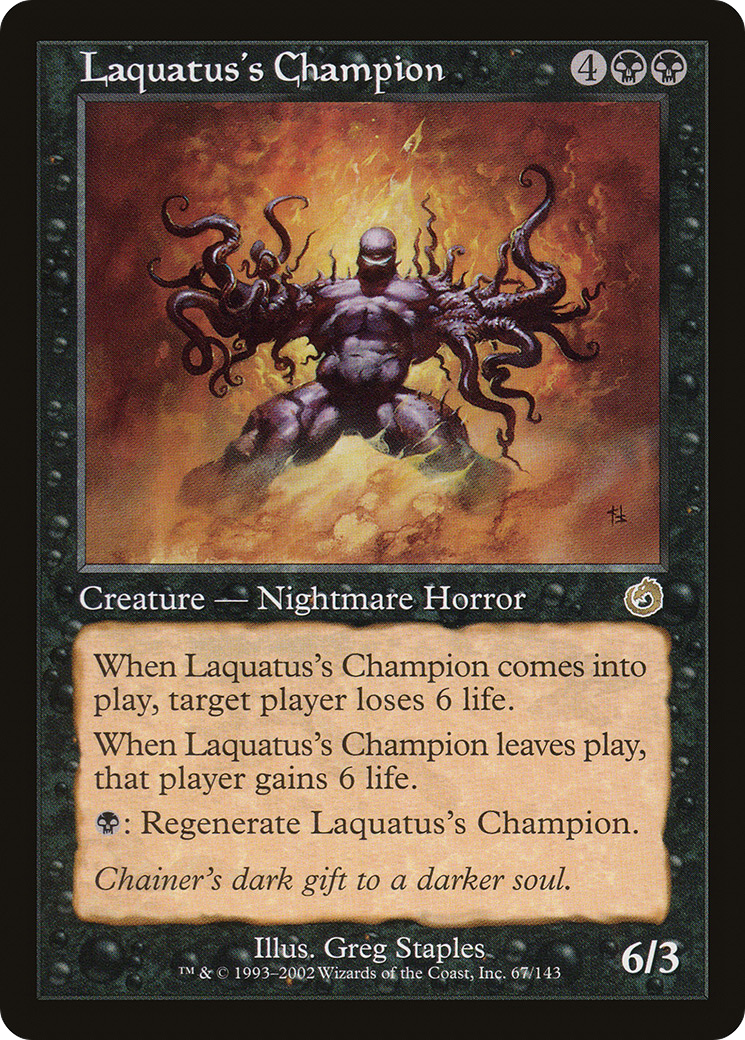 Laquatus's Champion [TOR - 67]