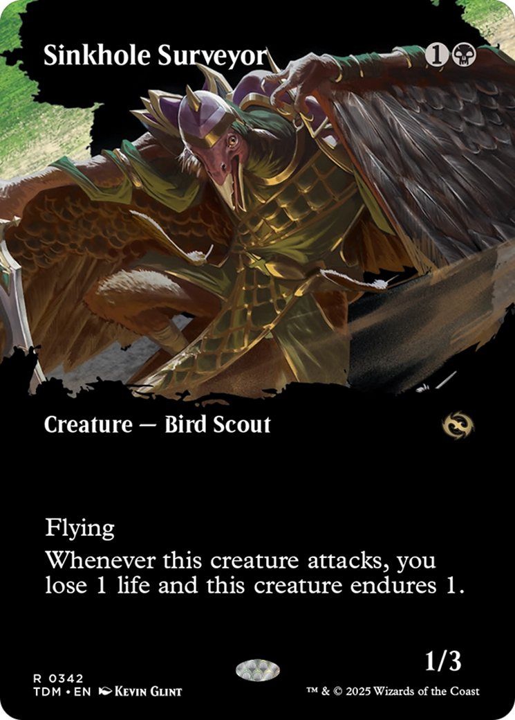 Sinkhole Surveyor (Borderless) (TDM-342) - Tarkir: Dragonstorm: (Showcase)