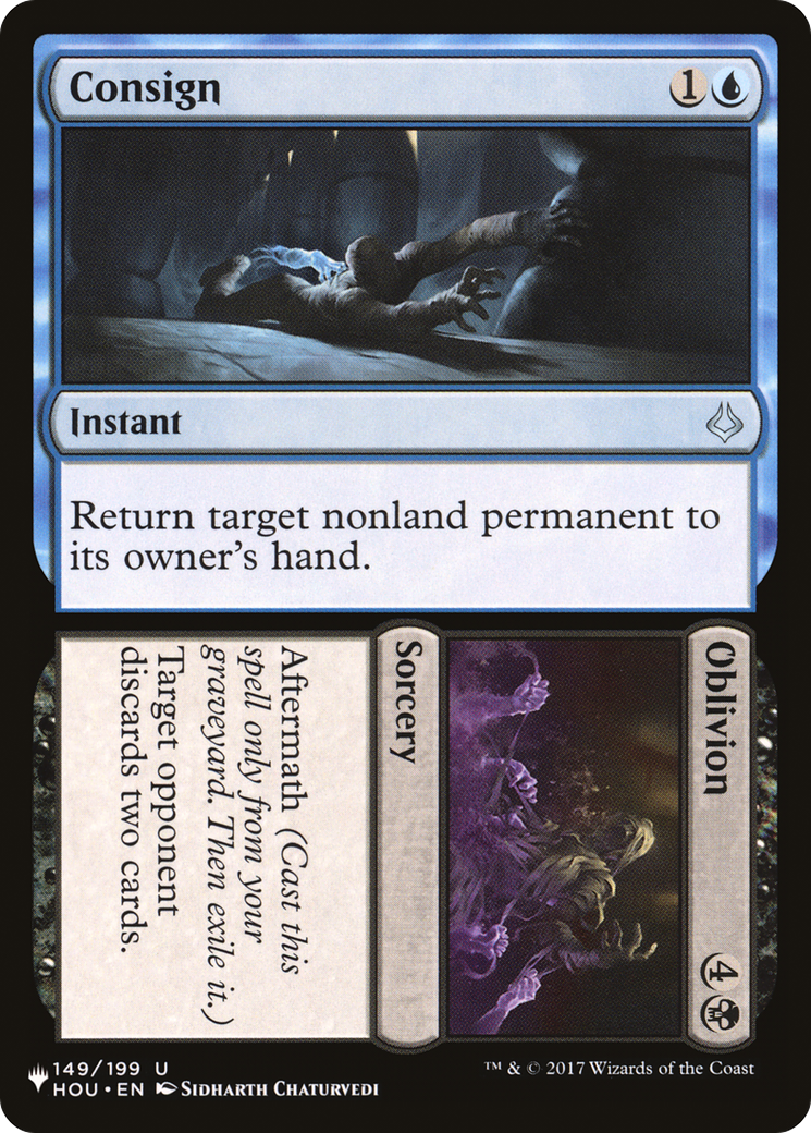 Consign // Oblivion [LIST - 149/199]
