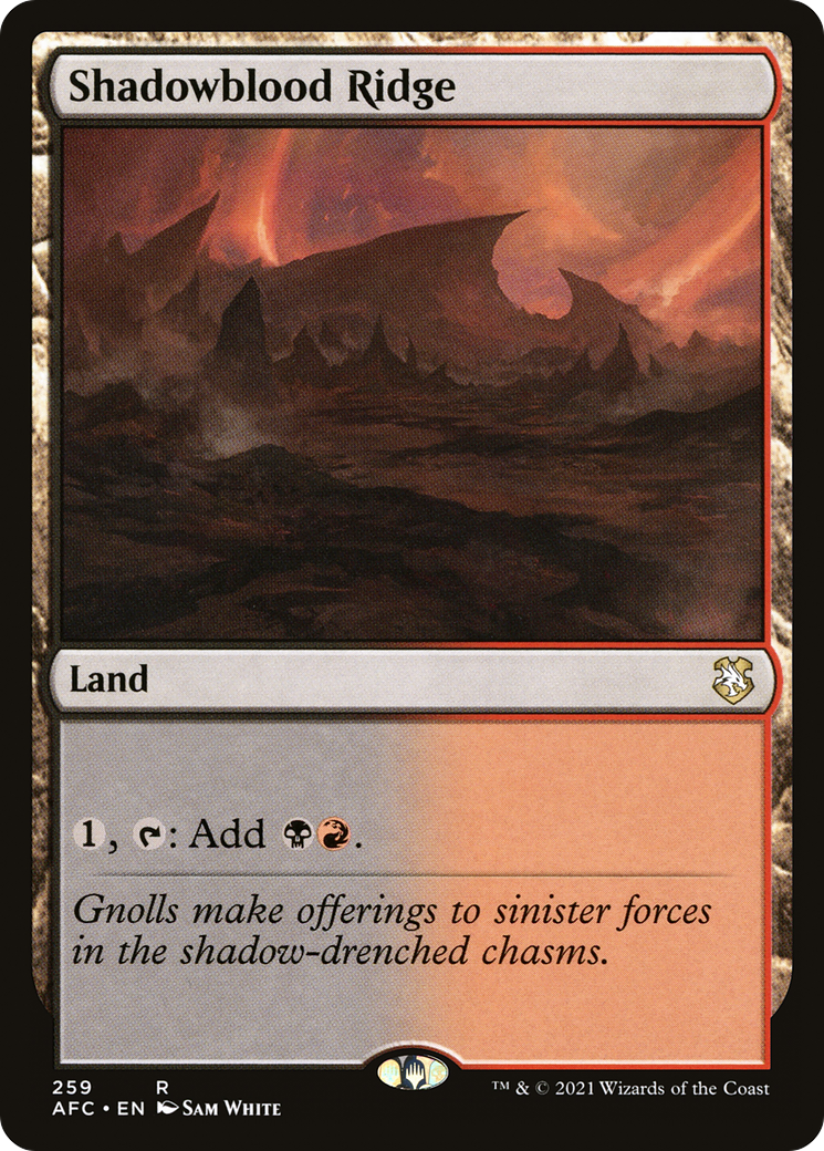 Shadowblood Ridge [AFC - 259]