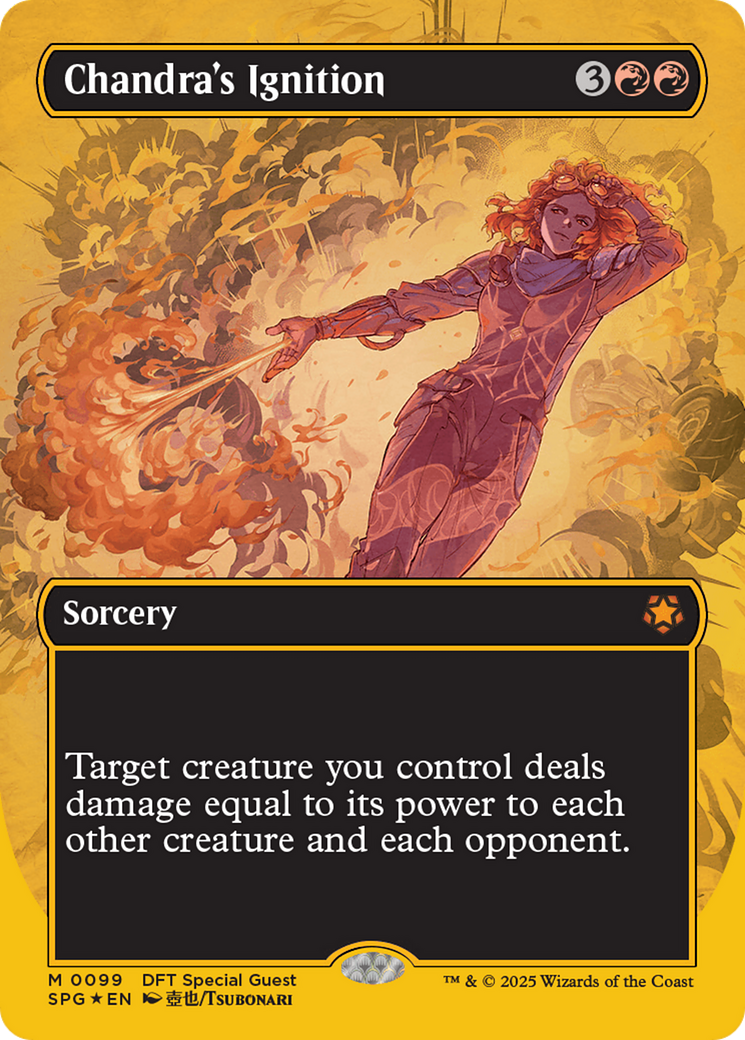 Chandra's Ignition (Borderless) (First-Place Foil) [SPG - 99]