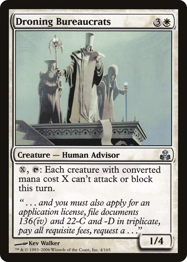 Droning Bureaucrats [GPT - 4]