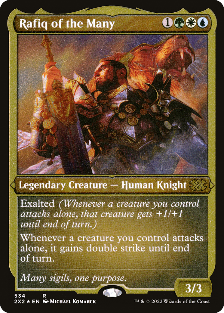 Rafiq of the Many (Foil Etched) [2X2 - 534]