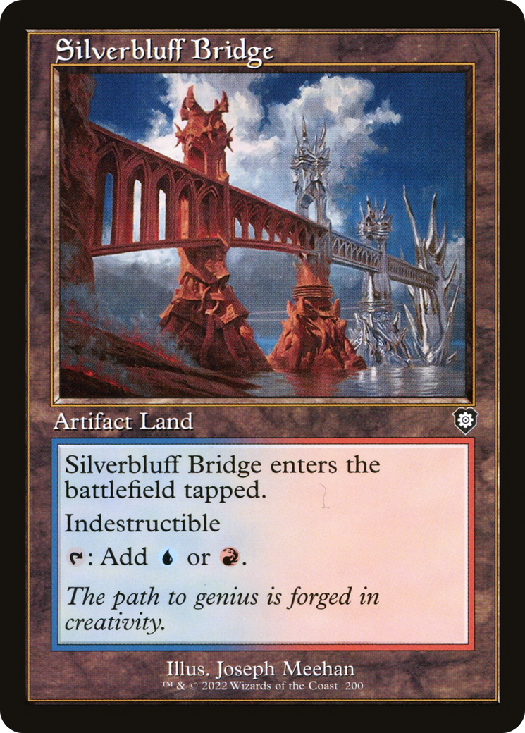Silverbluff Bridge (Retro Frame) [BRC - 200]