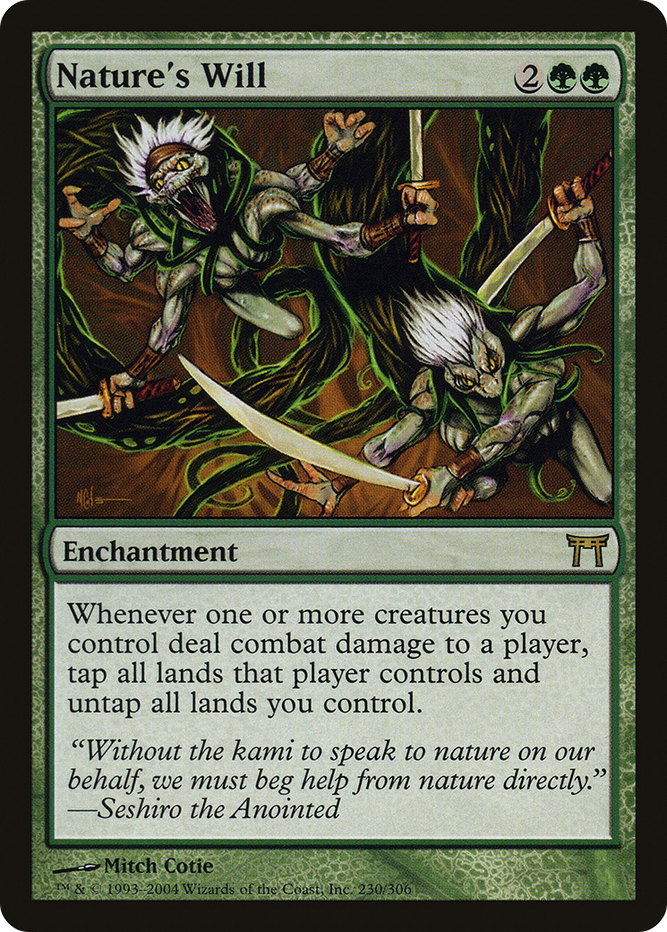 Nature's Will (CHK-230) - Champions of Kamigawa