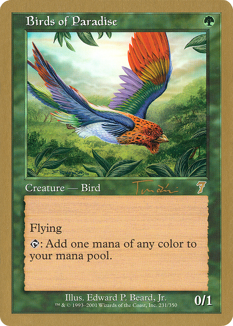 Birds of Paradise - 2001 Jan Tomcani (7ED) [WCD - N/A]