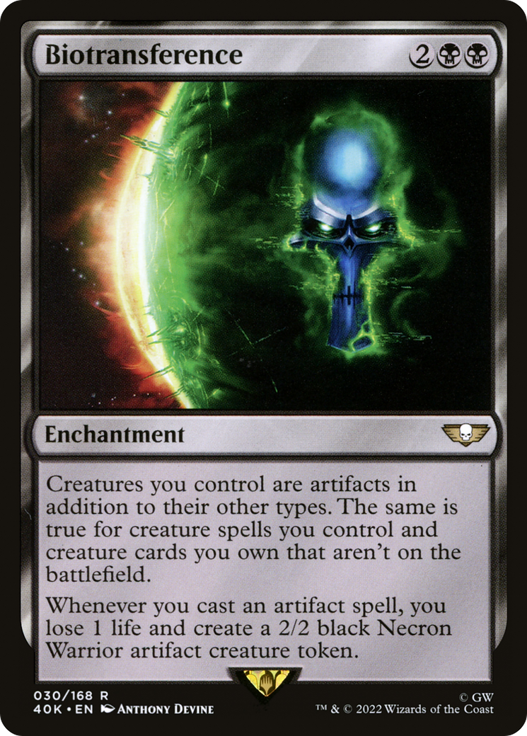 Biotransference [40K - 30]