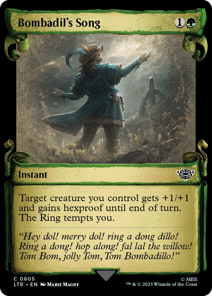 Bombadil's Song (Showcase Scrolls) (LTR-605) - The Lord of the Rings: Tales of Middle-earth: (Showcase) Foil