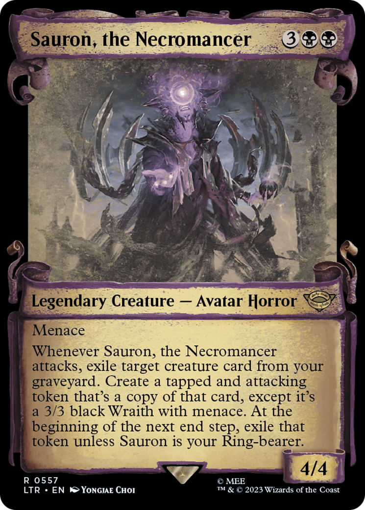 Sauron, the Necromancer (Showcase Scrolls) [LTR - 557]