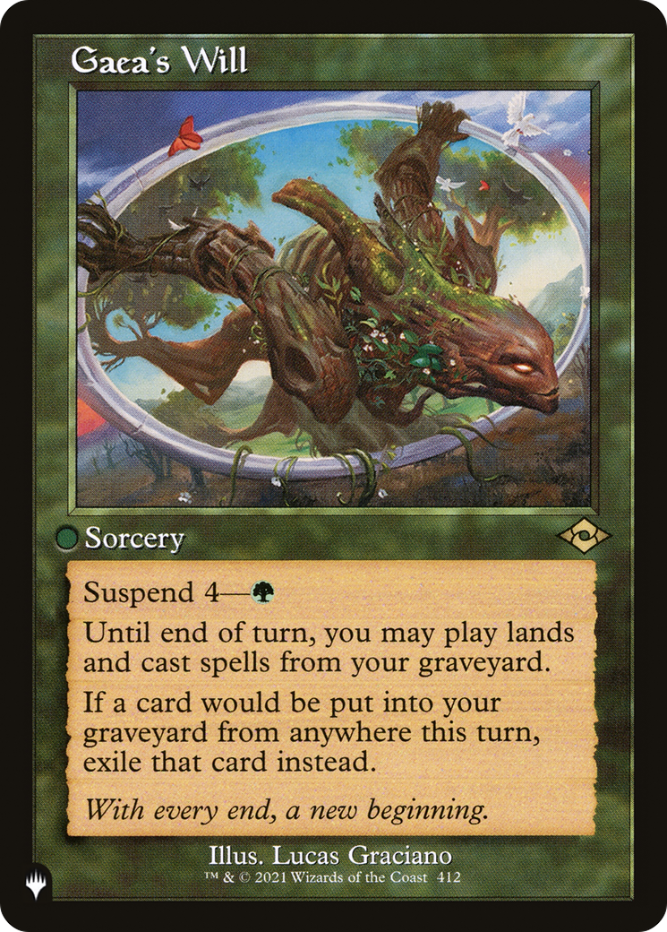 Gaea's Will (LIST-412/303) - The List