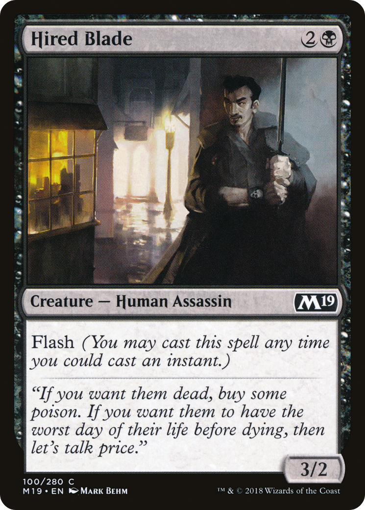 Hired Blade [M19 - 100]