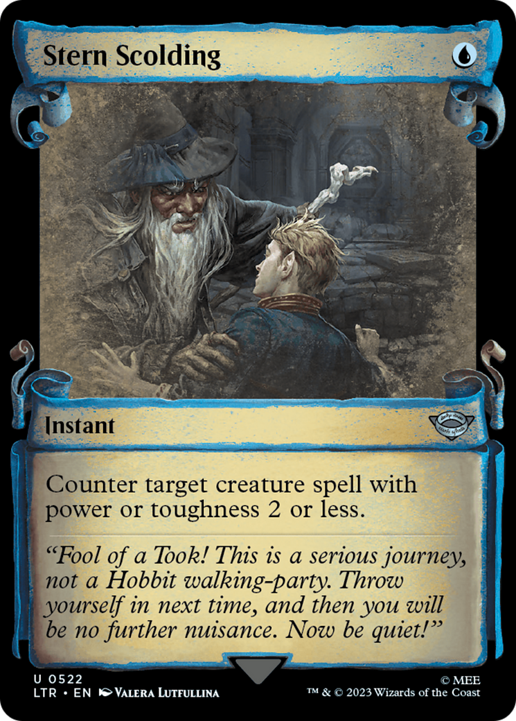 Stern Scolding (Showcase Scrolls) [LTR - 522]