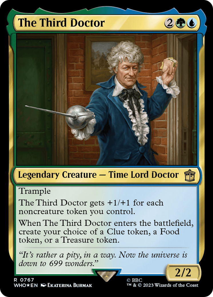 The Third Doctor (Surge Foil) [WHO - 767]