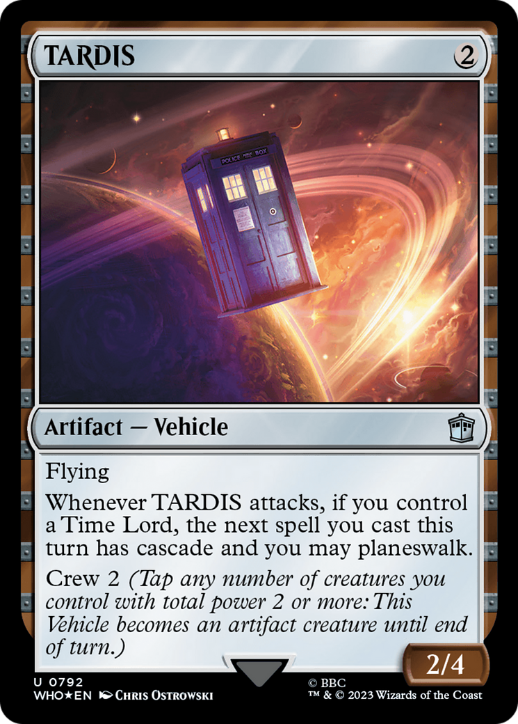 TARDIS (Surge Foil) (WHO-792) - Doctor Who Foil