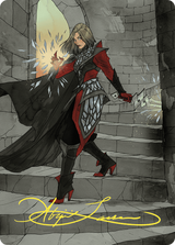 Rowan, Scion of War // Rowan, Scion of War (AWOE-059) - Wilds of Eldraine Art Series (Borderless) Foil