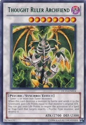 Thought Ruler Archfiend (Red) (DL11-EN014) - Duelist League Promo Unlimited