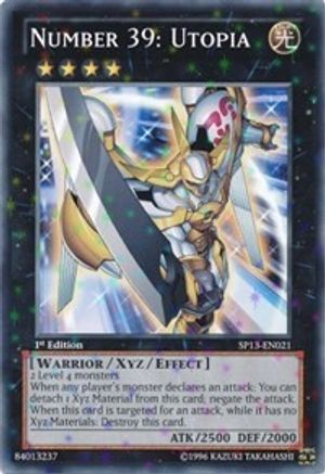 Number 39: Utopia (Starfoil) (SP13-EN021) - Star Pack 2013 Unlimited