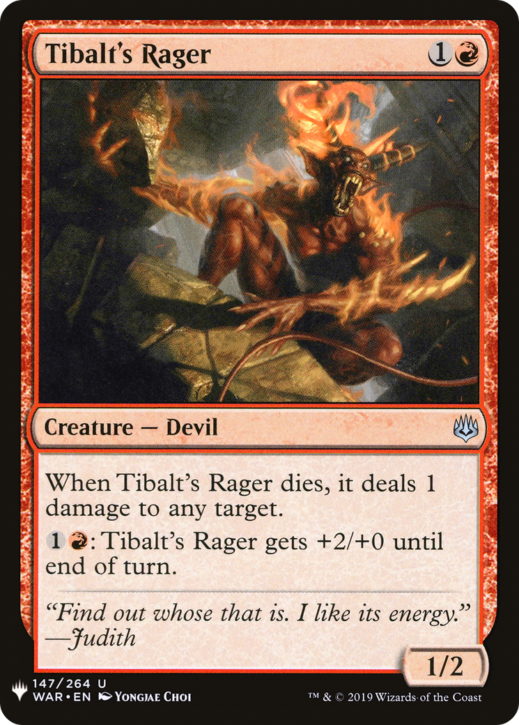Tibalt's Rager [LIST - 147]