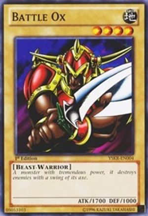 Battle Ox (YSKR-EN004) - Starter Deck: Kaiba Reloaded 1st Edition
