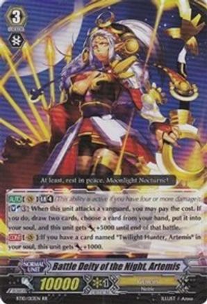 Battle Deity of the Night, Artemis (BT10/013EN) - BT10: Triumphant Return of the King of Knights